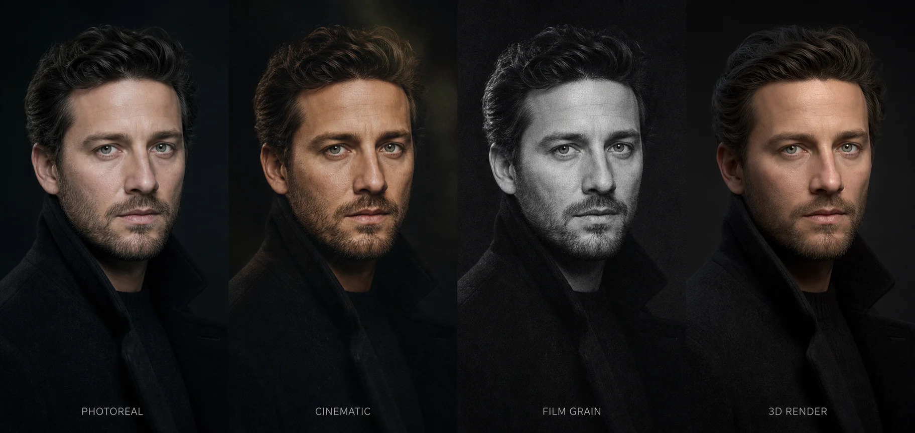 Natural-light window portrait